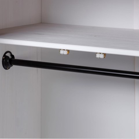  Szafa trzydrzwiowa, biała, 118x50x171,5 cm, sosna, seria Panama Lumarko!