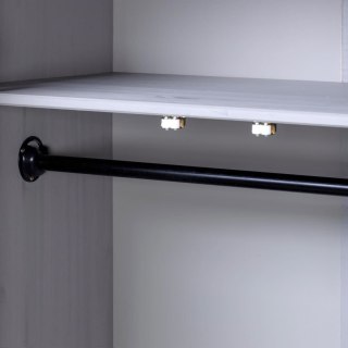  Szafa trzydrzwiowa, szara, 118x50x171,5 cm, sosna, seria Panama Lumarko!