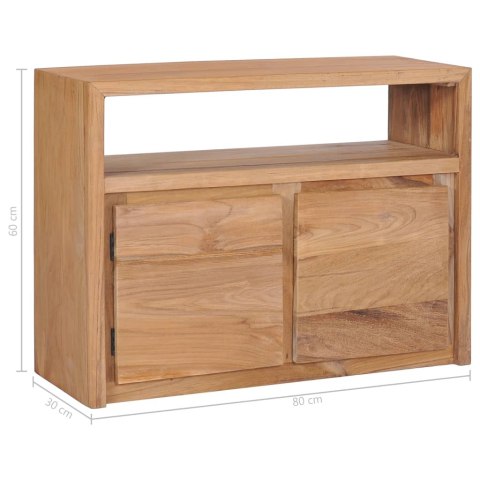  Szafka, 80x30x60 cm, lite drewno tekowe Lumarko!