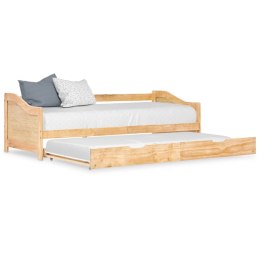  Rozkładana rama łóżka/sofy, drewno sosnowe, 90x200 cm Lumarko!