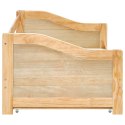  Rozkładana rama łóżka/sofy, drewno sosnowe, 90x200 cm Lumarko!