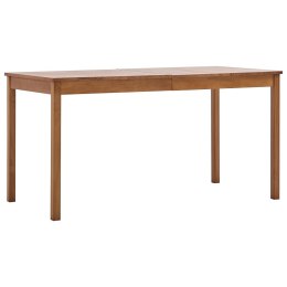  Stół do jadalni, miodowy brąz, 140 x 70 x 73 cm, drewno sosnowe Lumarko!