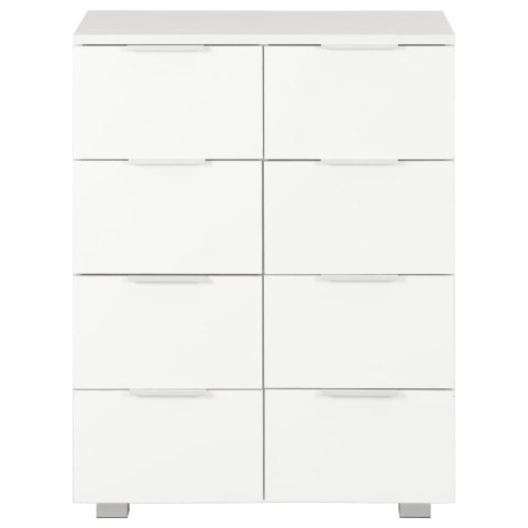  Komoda biała na wysoki połysk, 60 x 35 x 76 cm, płyta wiórowa Lumarko!