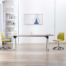  Krzesła stołowe, 2 szt., zielone, tapicerowane tkaniną Lumarko!