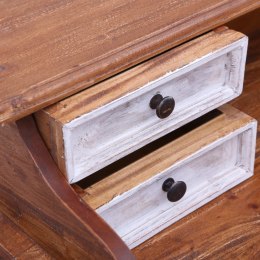  Sekretarzyk z szufladami, 90x50x101 cm, lite drewno z odzysku Lumarko!