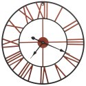  Zegar ścienny, metal, 58 cm, czerwony Lumarko!