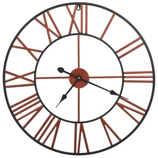  Zegar ścienny, metal, 58 cm, czerwony Lumarko!