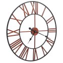  Zegar ścienny, metal, 58 cm, czerwony Lumarko!