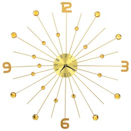 Zegar ścienny, metal, 70 cm, złoty Lumarko!