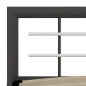  Rama łóżka, szaro-biała, metalowa, 180x200 cm Lumarko!