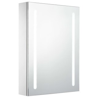  Szafka łazienkowa z lustrem i LED, 50 x 13 x 70 cm Lumarko!