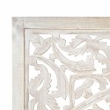  Parawan 3-panelowy, rzeźbiony, biały, 120x165 cm, drewno mango Lumarko!