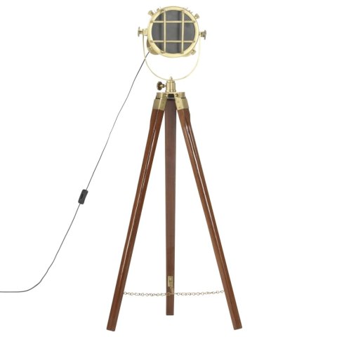  Lampa podłogowa na trójnogu, lite drewno mango, 97 cm Lumarko!