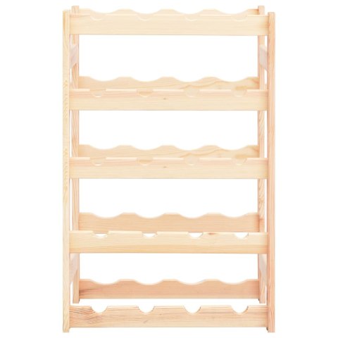  Stojak na 20 butelek wina, drewno sosnowe Lumarko!