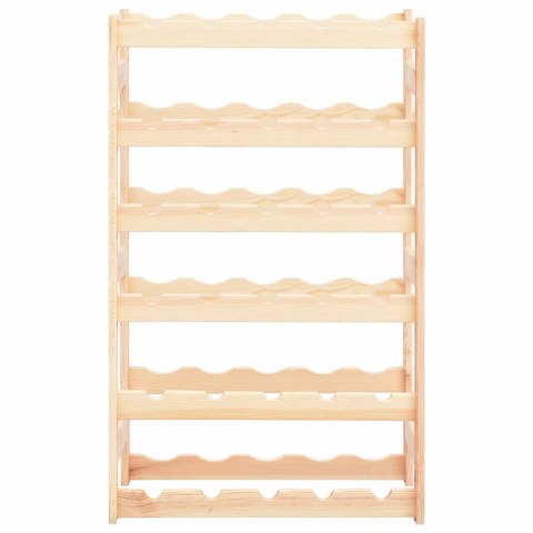  Stojak na 30 butelek wina, drewno sosnowe Lumarko!