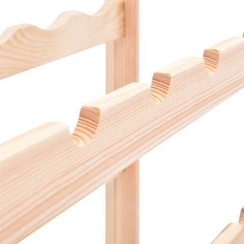  Stojak na 30 butelek wina, drewno sosnowe Lumarko!