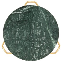  Stolik kawowy, zielony, 40x40x40 cm, kamień o teksturze marmuru Lumarko!