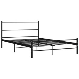 Lumarko Rama łóżka, czarna, metalowa, 140 x 200 cm
