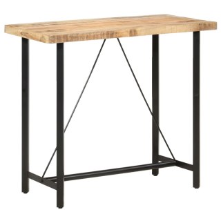  Stolik barowy, 120x58x107 cm, surowe drewno mango Lumarko!