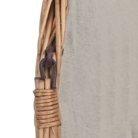  Koszyk na drewno z uchwytem, 61,5x46,5x58 cm, brązowy, wiklina Lumarko!