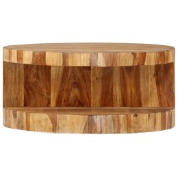  Okrągły stolik kawowy, 65x30 cm, lite drewno sheesham Lumarko!