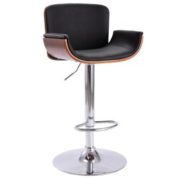  Krzesło barowe, czarne, sztuczna skóra Lumarko!