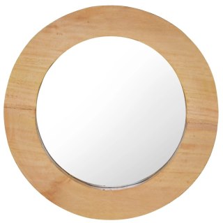  Lustro ścienne, 40 cm, drewno tekowe, okrągłe Lumarko!