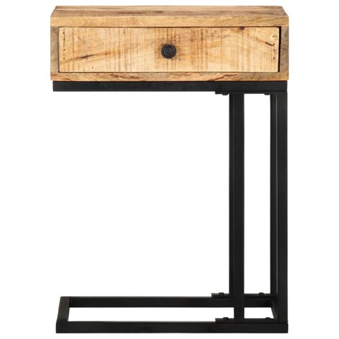  Stolik boczny w kształcie U, 45x30x61 cm, lite drewno mango Lumarko!