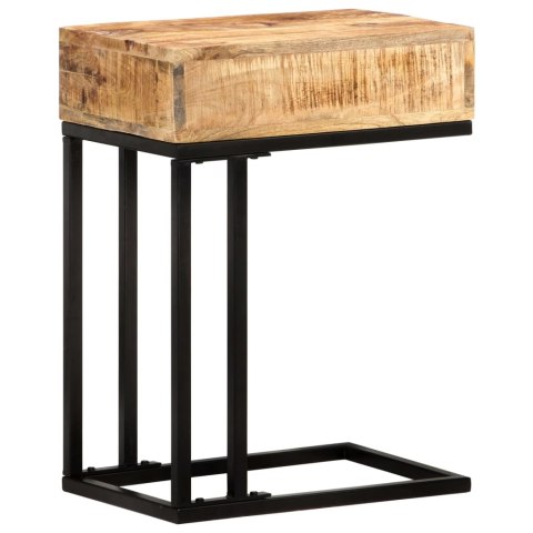  Stolik boczny w kształcie U, 45x30x61 cm, lite drewno mango Lumarko!