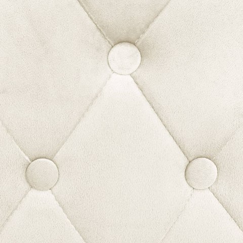  Krzesła barowe, 2 szt., kremowe, obite aksamitem Lumarko!