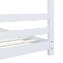  Rama łóżka dziecięcego, biała, lite drewno sosnowe, 80 x 160 cm Lumarko!
