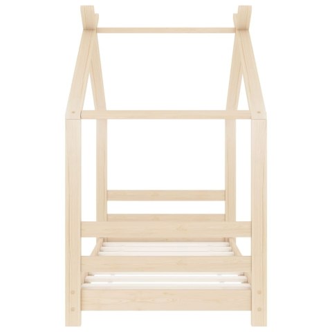  Rama łóżka dziecięcego, lite drewno sosnowe, 70 x 140 cm Lumarko!