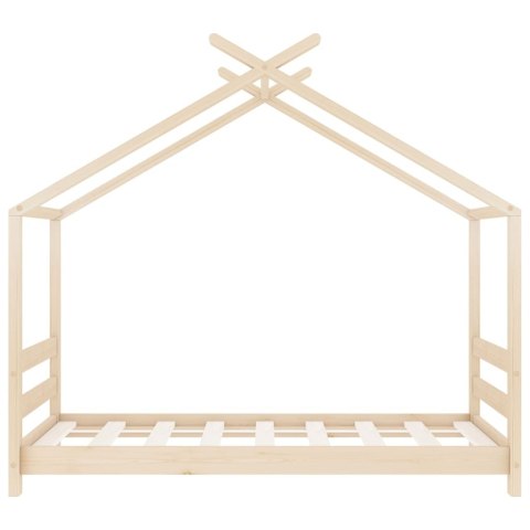  Rama łóżka dziecięcego, lite drewno sosnowe, 70 x 140 cm Lumarko!