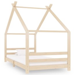 Lumarko Rama łóżka dziecięcego, lite drewno sosnowe, 90 x 200 cm