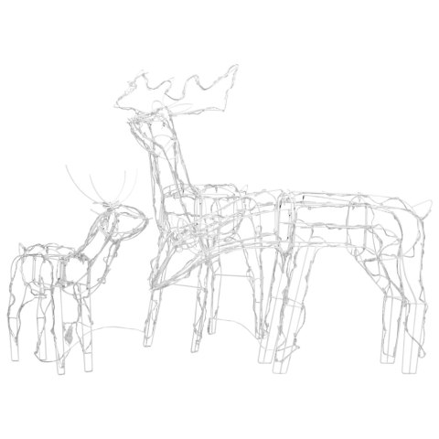  3 świąteczne renifery z lampek, 229 diod LED Lumarko!