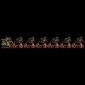  6 świątecznych reniferów z saniami, XXL, 2160 LED, 7 m Lumarko!