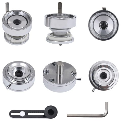  Maszynka do przypinek z obrotowym, okrągłym wykrawakiem, 44 mm  Lumarko!