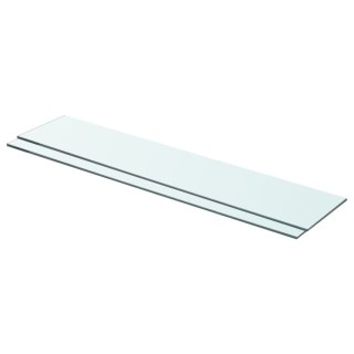  Półki, 2 szt., szklany, przezroczysty panel, 70 x 15 cm Lumarko!
