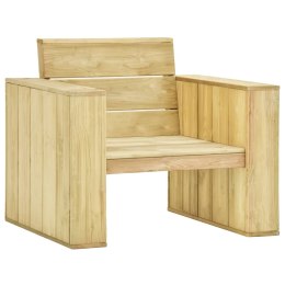  Krzesła ogrodowe 2 szt., 89x76x76 cm, impregnowana sosna Lumarko!