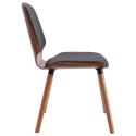  Krzesła stołowe, 6 szt., szare, tapicerowane tkaniną Lumarko!