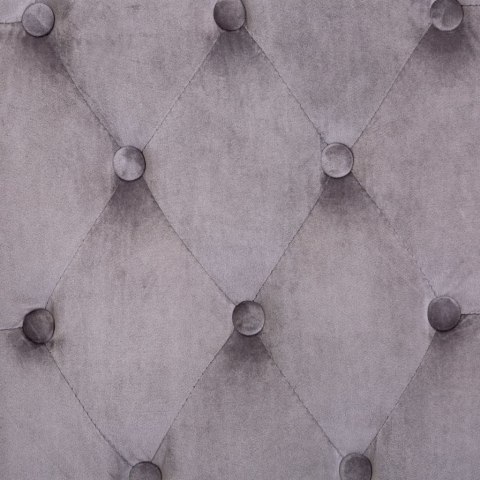  Krzesła stołowe, 2 szt., szare, aksamitne Lumarko!