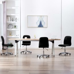  Krzesła stołowe, 4 szt., czarne, tapicerowane tkaniną Lumarko!
