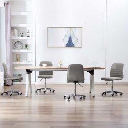  Krzesła stołowe, 4 szt., jasnoszare, tapicerowane tkaniną Lumarko!