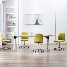  Krzesła stołowe, 4 szt., zielone, tapicerowane tkaniną Lumarko!
