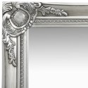  Lustro ścienne w stylu barokowym, 50x60 cm, srebrne Lumarko!