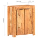  Szafka, 59x33x75 cm, lite drewno akacjowe Lumarko!