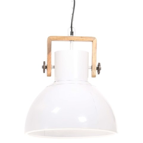  Industrialna lampa wisząca, 25 W, biała, okrągła, 40 cm, E27 Lumarko!
