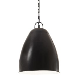 Lumarko Industrialna lampa wisząca, 25 W, czarna, okrągła, 32 cm, E27