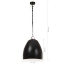  Industrialna lampa wisząca, 25 W, czarna, okrągła, 42 cm, E27 Lumarko!