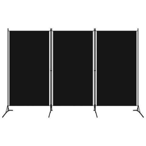  Parawan 3-panelowy, czarny, 260 x 180 cm Lumarko!